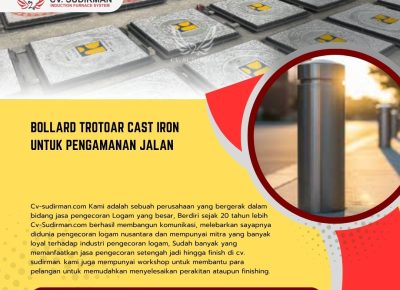 Bollard Trotoar Cast Iron untuk Pengamanan Jalan