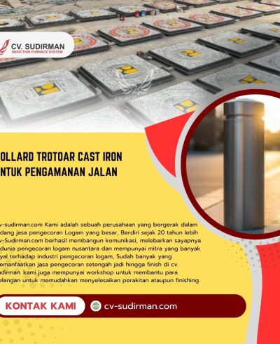 Bollard Trotoar Cast Iron untuk Pengamanan Jalan