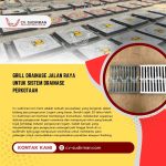 Grill Drainase Jalan Raya untuk Sistem Drainase Perkotaan