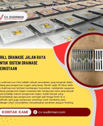 Grill Drainase Jalan Raya untuk Sistem Drainase Perkotaan