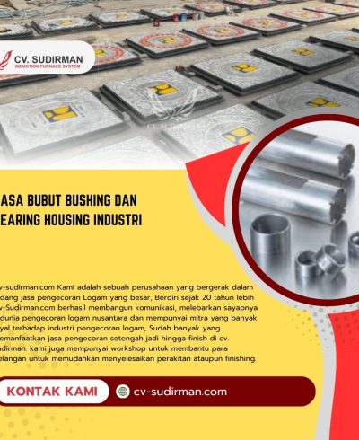 Jasa Bubut Bushing dan Bearing Housing Industri