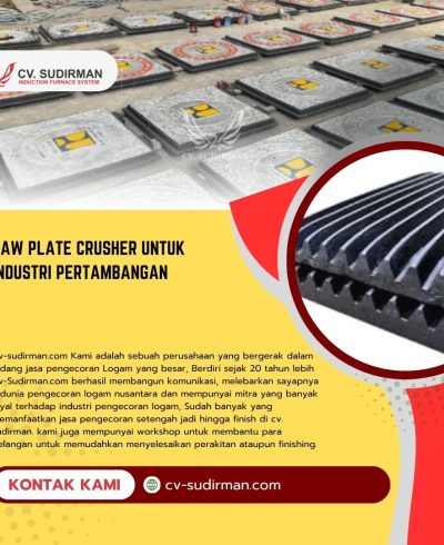 Jaw Plate Crusher untuk Industri Pertambangan