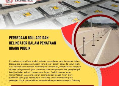 Perbedaan Bollard dan Delineator dalam Penataan Ruang Publik
