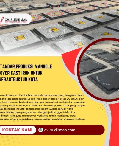 Standar Produksi Manhole Cover Cast Iron untuk Infrastruktur Kota