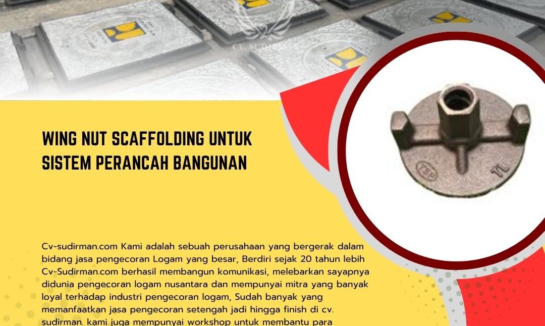 Wing Nut Scaffolding untuk Sistem Perancah Bangunan
