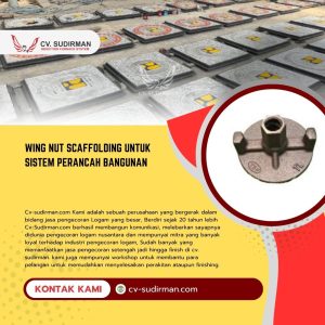 Wing Nut Scaffolding untuk Sistem Perancah Bangunan